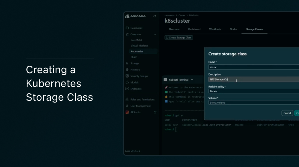 Creating a Kubernetes Storage Class